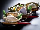 【「ふうせつ花」3種のおぼろ豆腐】地元の名店「ふうせつ花」さんのおぼろ豆腐をご用意いたしました。