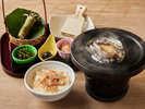 ◆夕食バイキング_イメージ(鮑踊り焼きと山葵丼プラン)