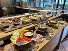 朝食ビュッフェ