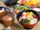 白えびなどいけがみ流の海鮮丼