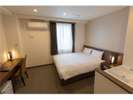■スーペリアダブル■お部屋の広さは19u。ゆったりとした空間で快適にお過ごしいただけます。