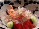御造り<夏のお料理>信州サーモン昆布締め