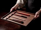 《木曽漆器のお箸 使用体験》3種からお好みの一膳を選び、料理とともに日本の手仕事を体感いただけます。