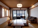 2025年12月客室露天風呂リニューアル。諏訪湖の眺望はそのままに、より快適な空間へ【ワイドタイプ】