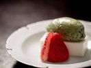 菓<春のお料理>牛乳寒天