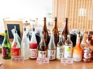 地元の日本酒をはじめ多彩なお酒がずらりと並ぶバータイム(ラインナップは季節により異なります)