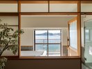 客室のお風呂はオーシャンビューの半露天(スーペリアツインA)