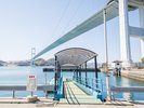 馬島港。プレジャーボートはこちらから発着します。