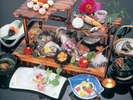 <夕食一例>旬の素材をいかした会席料理でおもてなし致します☆