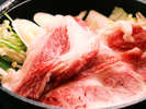 米沢牛の陶板焼き