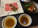 大人気!別注料理の和牛しゃぶしゃぶ。