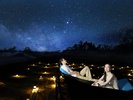 満天の星空をハンモックから眺める