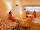 お部屋でのんびり