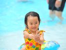 思う存分水遊び