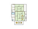 本館和室14畳_見取り図