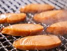 ライブ焼き魚(鮭の塩焼き)