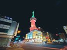 【別府タワー】夜空に灯る、街の目印。夕食の行き帰りに少し遠回りして見上げたい。