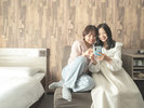 会話も盛り上がるくつろぎのお部屋です ※使用感イメージ