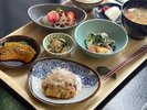 新・湯治プランのお料理例。会席ではなく体を整える日々の流れに合わせた献立