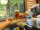 宿に入ったら温泉入って部屋飲みスタート!