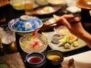 鯉のアライもシャッキシャキで美味しい