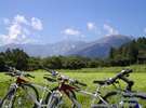 *MTBでと白馬の山並み