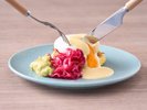 <Breakfast Buffet>プルドポークベネディクト