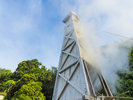 熱川を象徴する噴湯塔