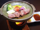 和牛の陶板焼き
