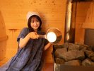 標高1,300mの澄んだ空気・高原の自然の中にある個室サウナです。