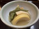 タケノコとインゲンと揚げの煮物