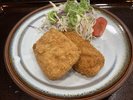海老カツとクリームコロッケ