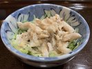 夕食:バンバンジーサラダ