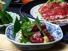 -夏料理-基本プランの一例(馬刺)
