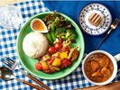 大満足チキンプレート&ホテルカレー(イメージ)
