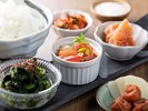 【朝食】ご飯のお供コーナー