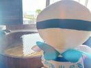 温泉だ〜♪あつ。