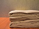 大浴場にはタオルが備え付けでございます。