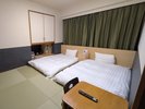 【和室】27.9〜30.0u 和布団:120p×200p※定員2名(1名利用可)