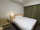 【クイーンルーム】お部屋の広さ 17.3平米 ベットサイズ 160p×195p※定員1〜2名