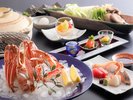 【9月からスタート!】ずわい蟹1杯焼き×鍋コース(※2名様盛イメージ)