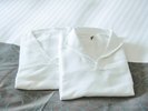 客室パジャマは、セパレートタイプでワッフル生地