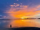 浜元からの夕日〜(当館から車で10分)