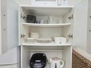 【海風】お部屋にはレンジや炊飯器、食器類を設置しております