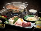 日帰りプランお食事(しゃぶしゃぶ定食)