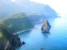 烏帽子山から千貫門を望む