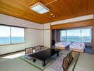 【和洋室(30平米)】眺望海/バストイレ付(ウォシュレット)/空気清浄機/空冷蔵庫/TV付
