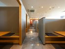 会場食・朝食等お食事会一例、半個室、テーブル椅子席、他会場(お膳)となる場合もあります