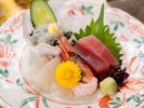 ★季節の会席★お刺身。季節によってご提供内容が変更します。