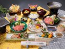季節の会席+みかわ牛石焼ステーキ付現在本会席は販売期間外
